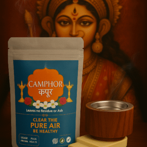 Samridhi WOODEN KAPOOR DANI With Caphor 500gm